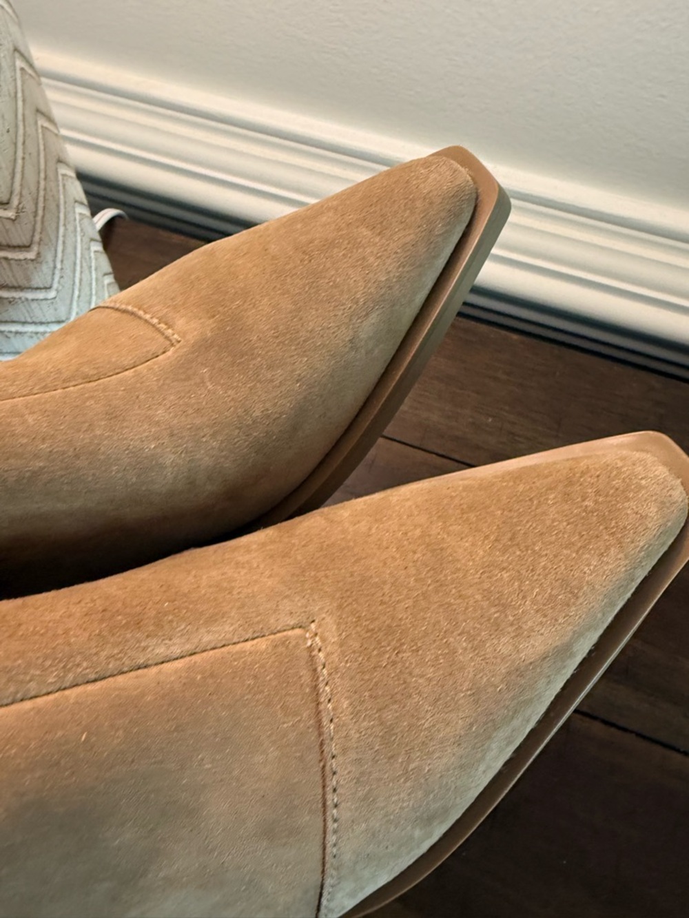 rag & bone Rover Suede Pointed Toe Ankle Boots size 36 - Picture 10 of 14